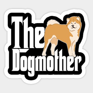 Akita Dog Mom Dogmother Dogs Mommy Sticker